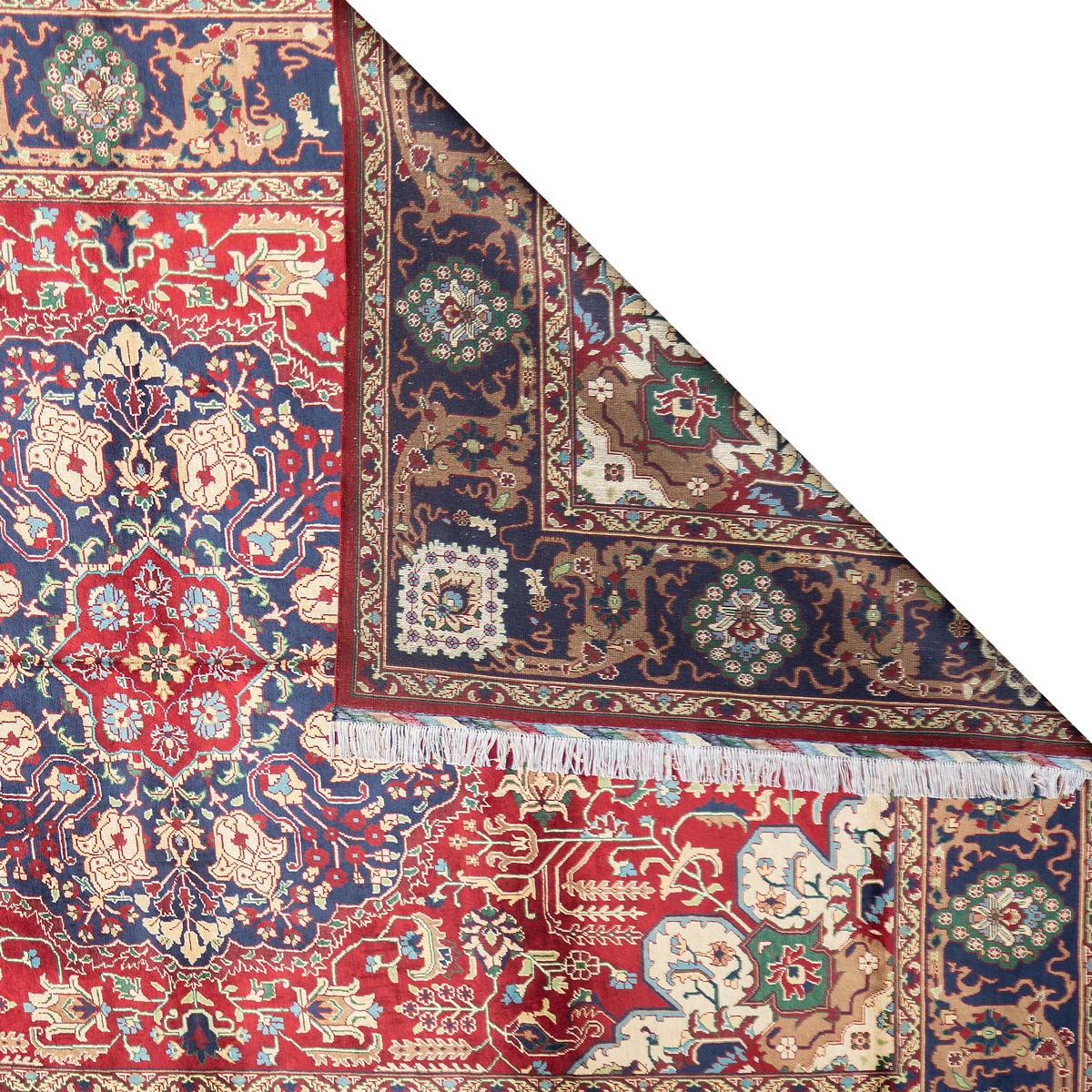 Afghan Handwoven Large Antique Prayer Rug | 11' 2" X 8' 1"