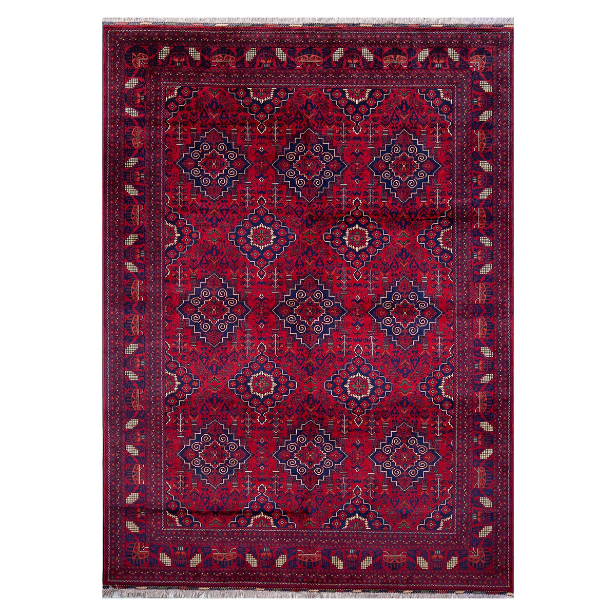 Khal Mohammadi Design Handwoven Carpet | 11' 5" X 8' 3"
