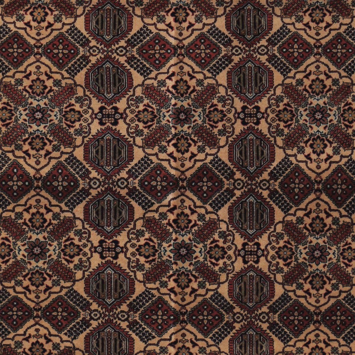 Maroon Patnosi Design Handwoven Carpet | 6' 8" X 5' 3"