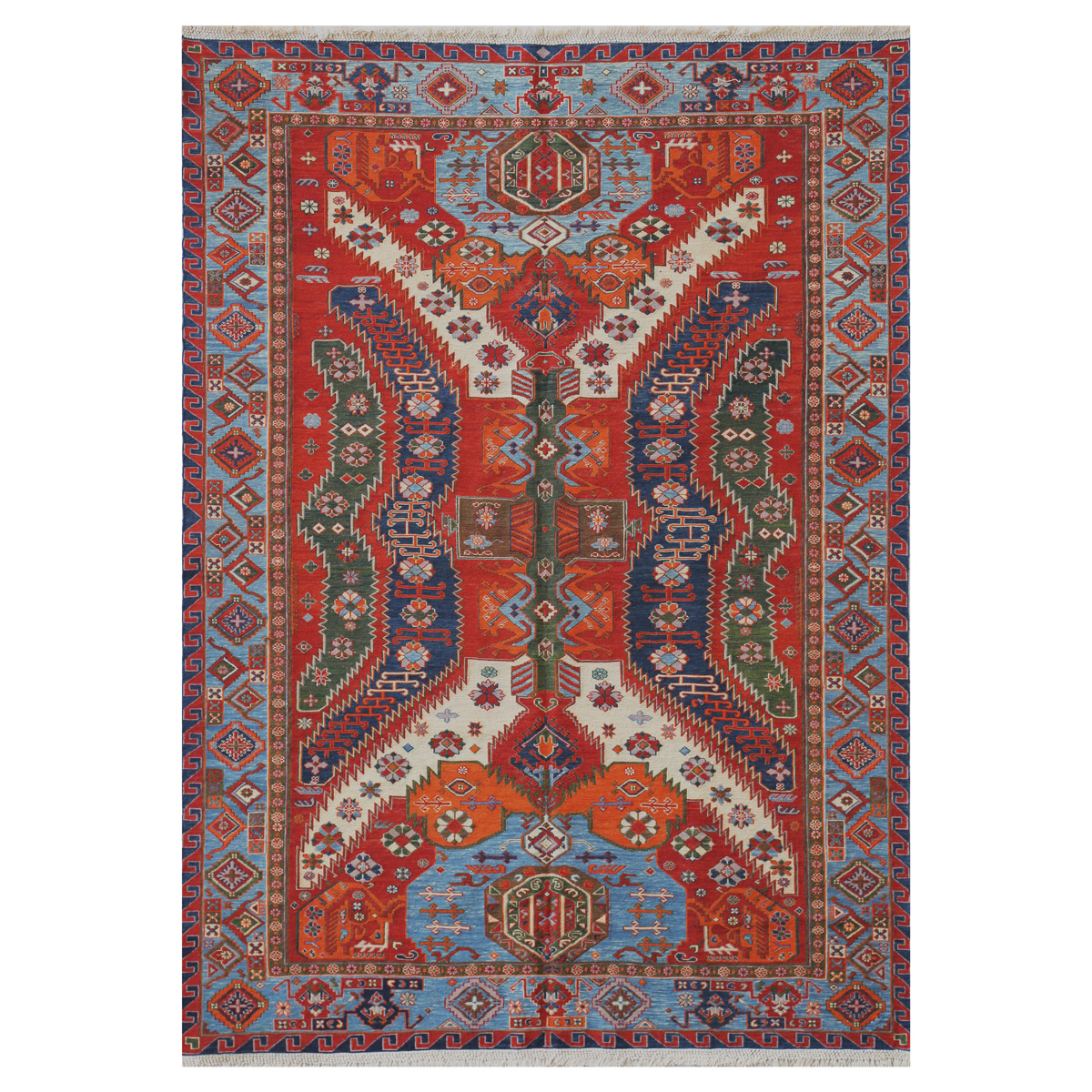 Red Sumaki Handwoven Gelim | 7' 10" X 5' 10"