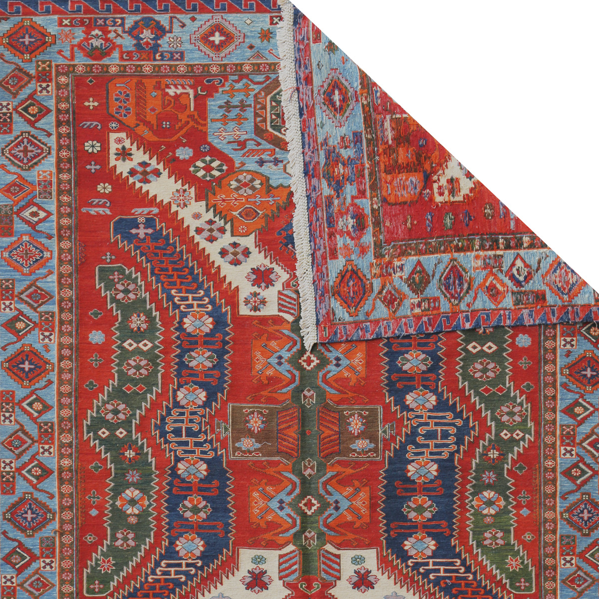 Red Sumaki Handwoven Gelim | 7' 10" X 5' 10"
