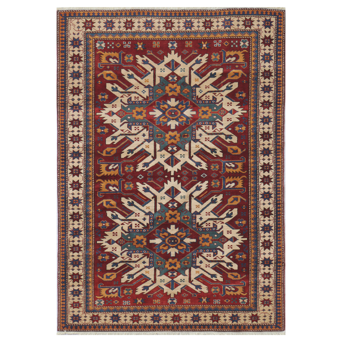Maroon Chobi Handwoven Gelim | 5' 9" X 3' 11"