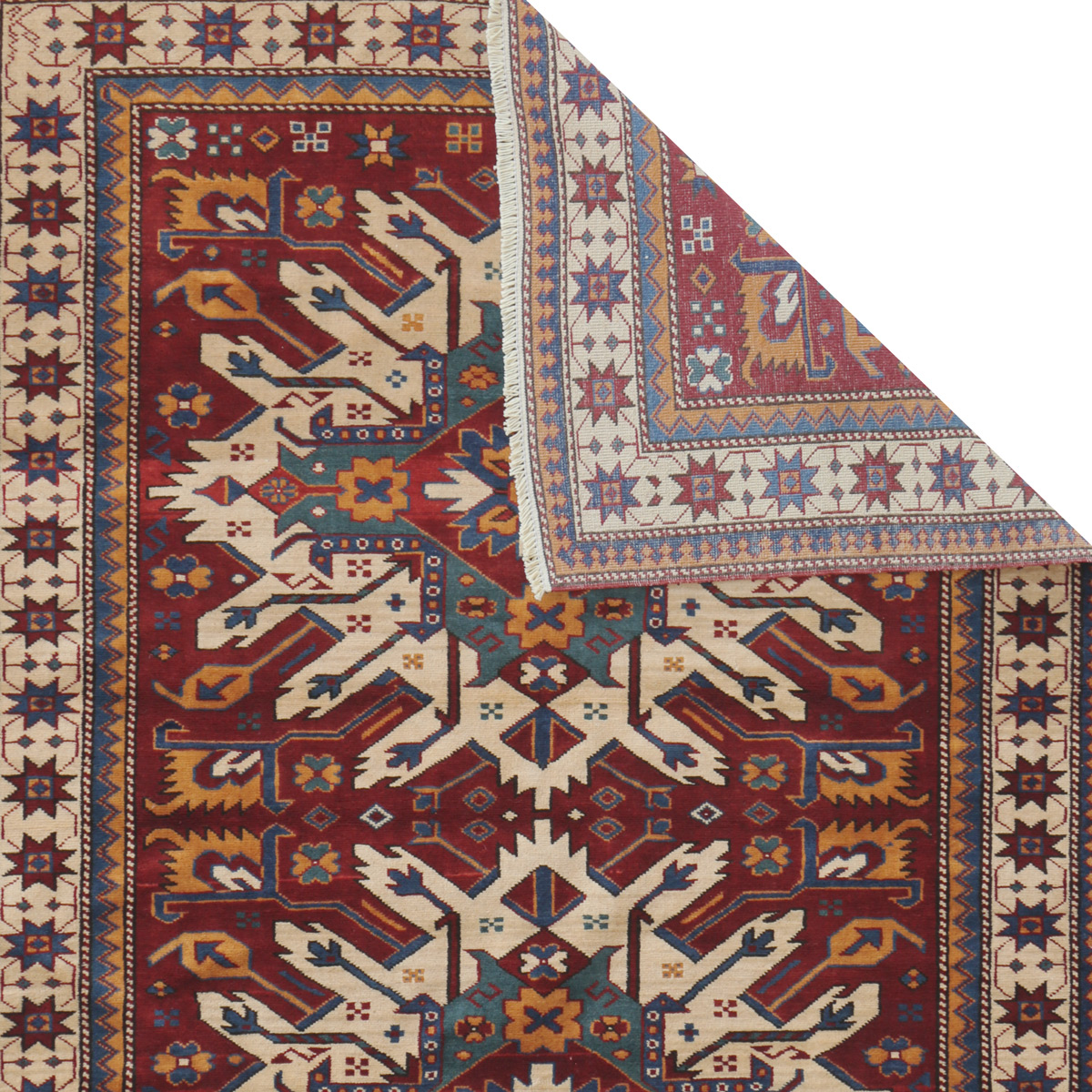 Maroon Chobi Handwoven Gelim | 5' 9" X 3' 11"