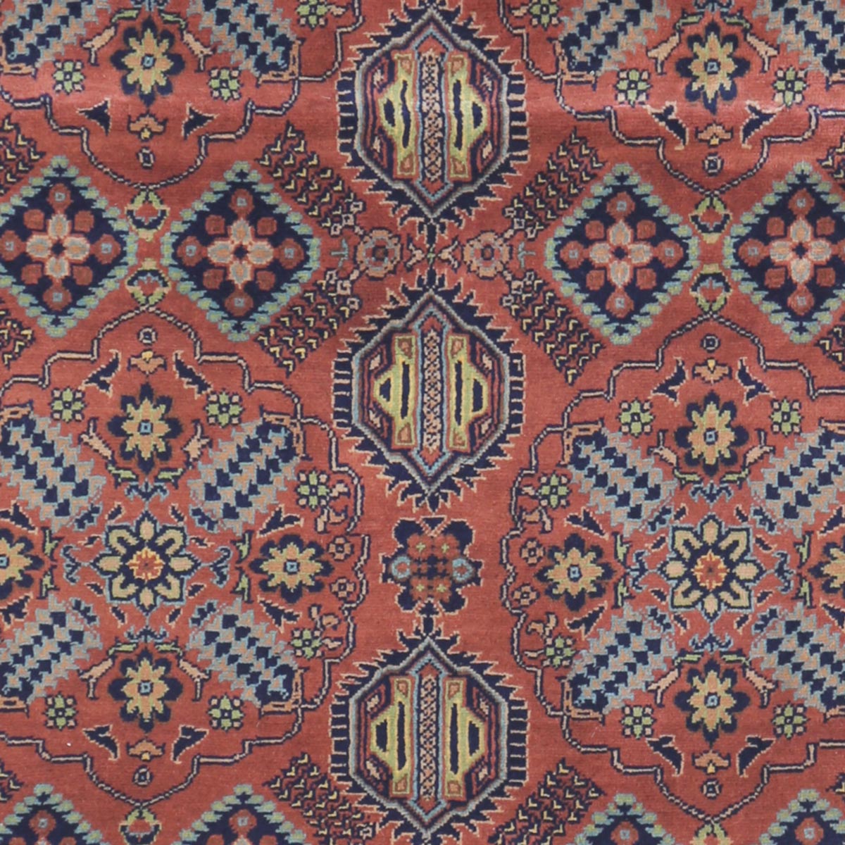 Tea Rose Patnosi Design Handwoven Carpet | 5' 1" X 3' 4"