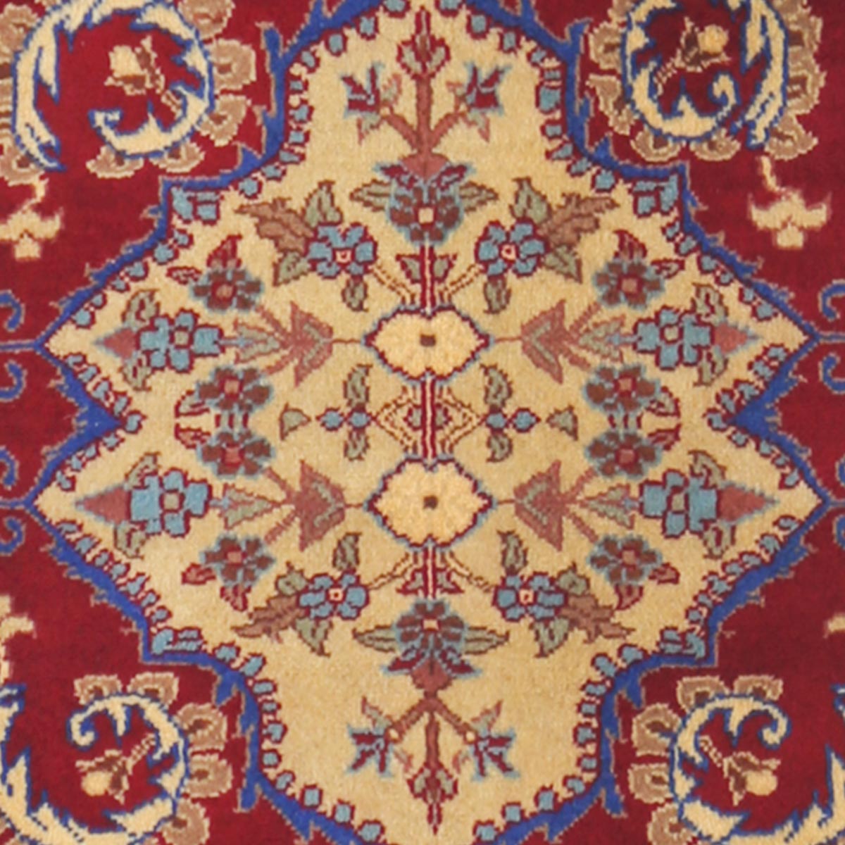 Blue Yak Gula Design Handwoven Carpet | 4' 10" X 3' 4"