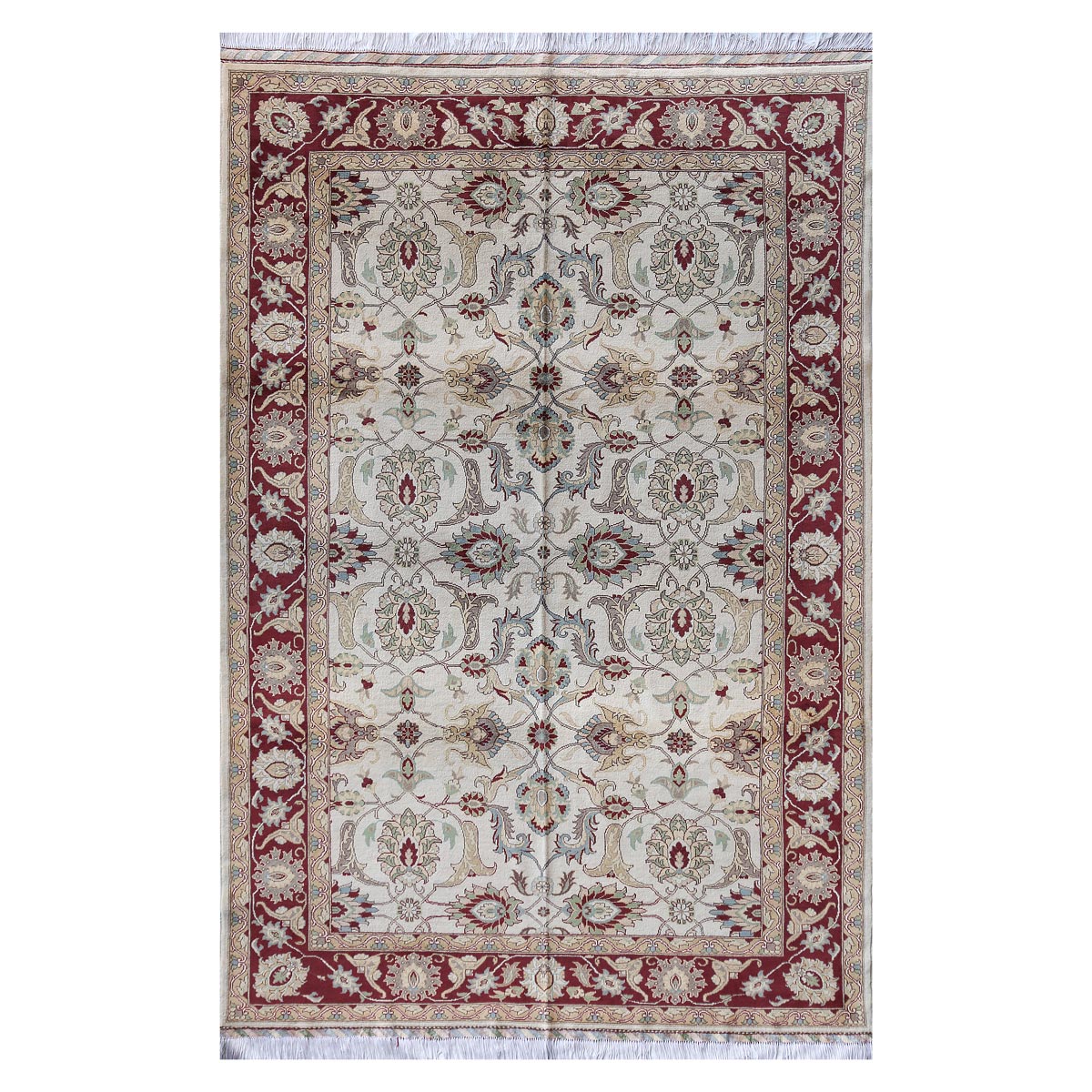 Wood Design Handwoven Traditional Area Rug | 10' 8" X 6' 5"