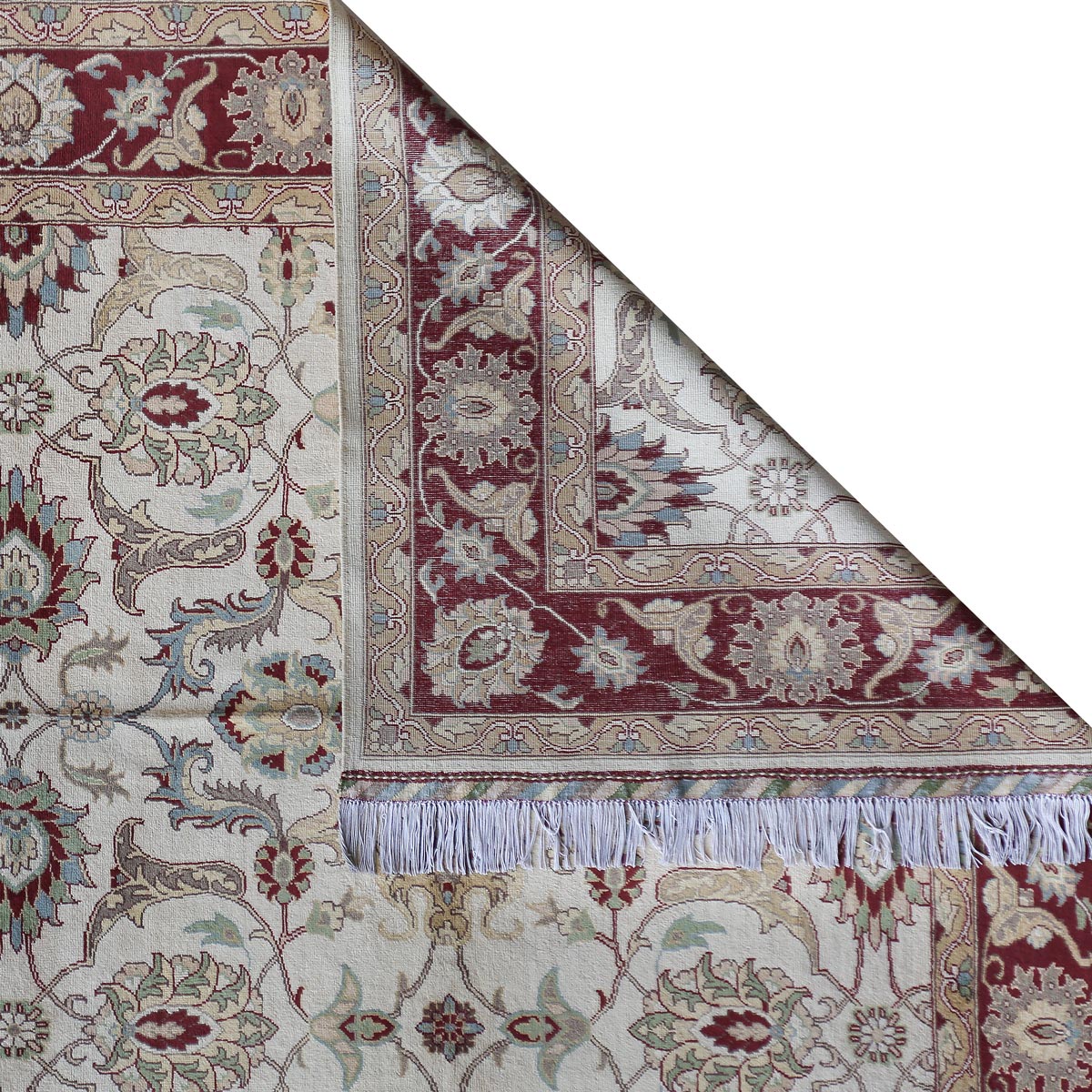 Wood Design Handwoven Traditional Area Rug | 10' 8" X 6' 5"