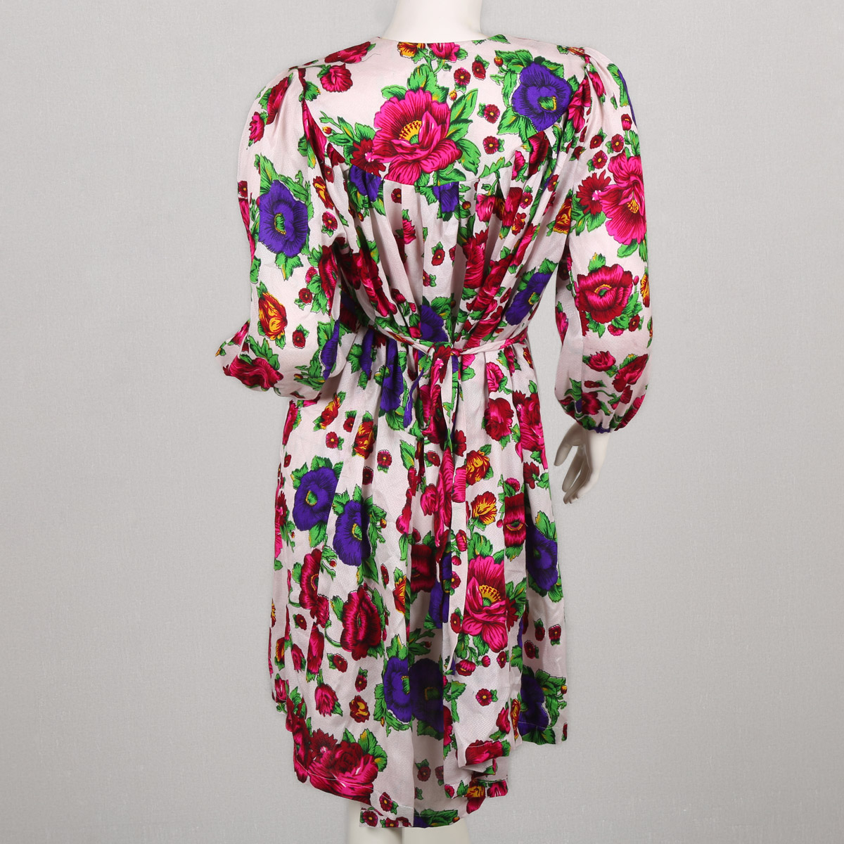 Floral Printed Wrap Top | Golnegar Cuff Sleeves Casual Wear Top