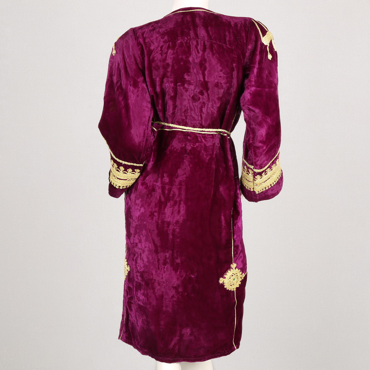 Pinkish Violet Cherma Embroidered Shrug | Velvet Party Wear Fancy Shrug