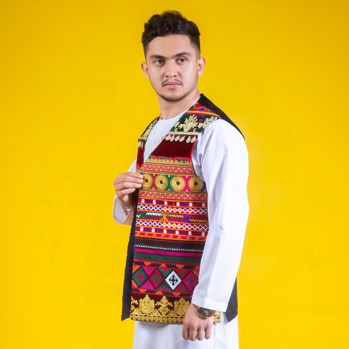 Traditional Party Waistcoat| Afghan Men Outfit