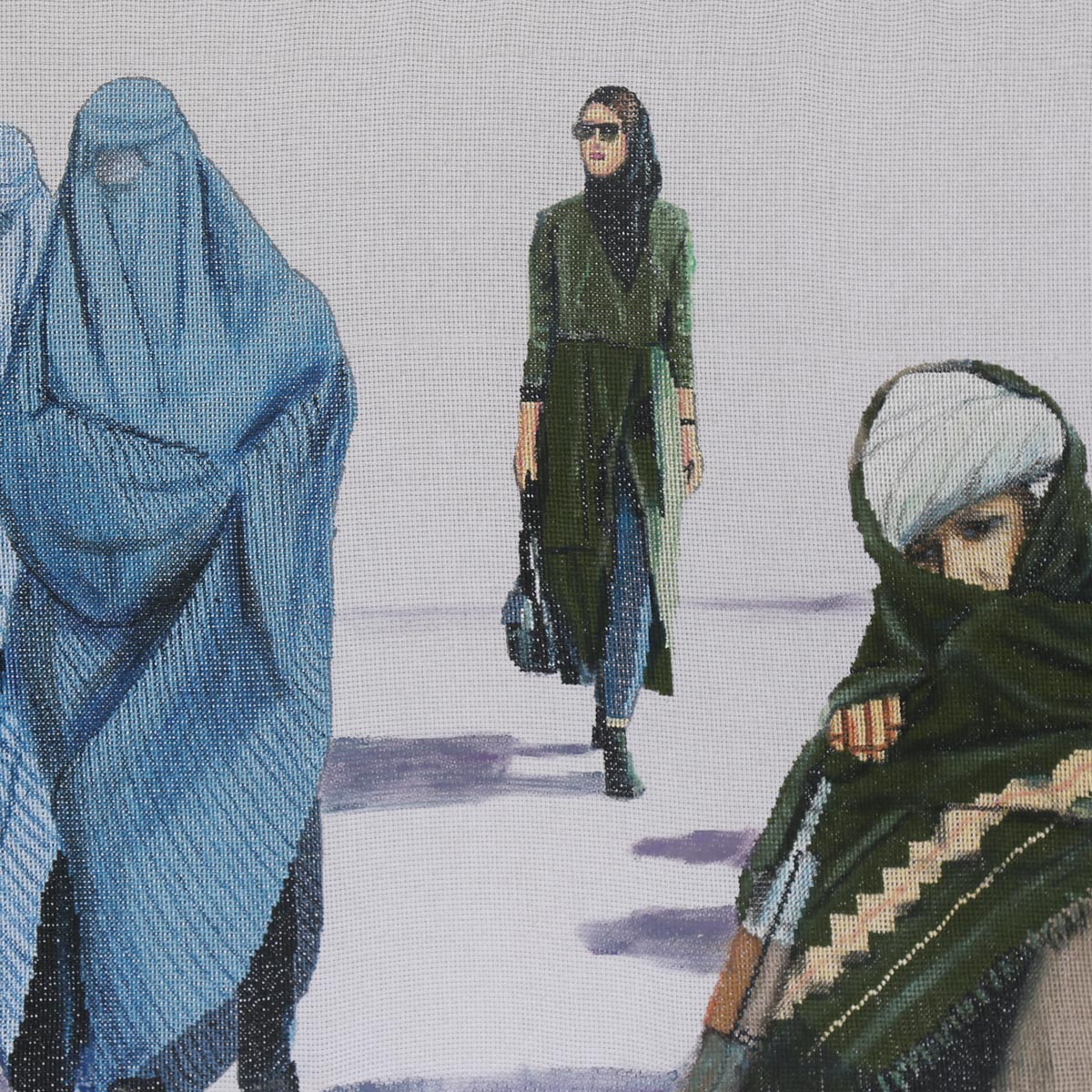 Afghan Women Needlework Art| Different Afghan Women Lifestyles Artwork