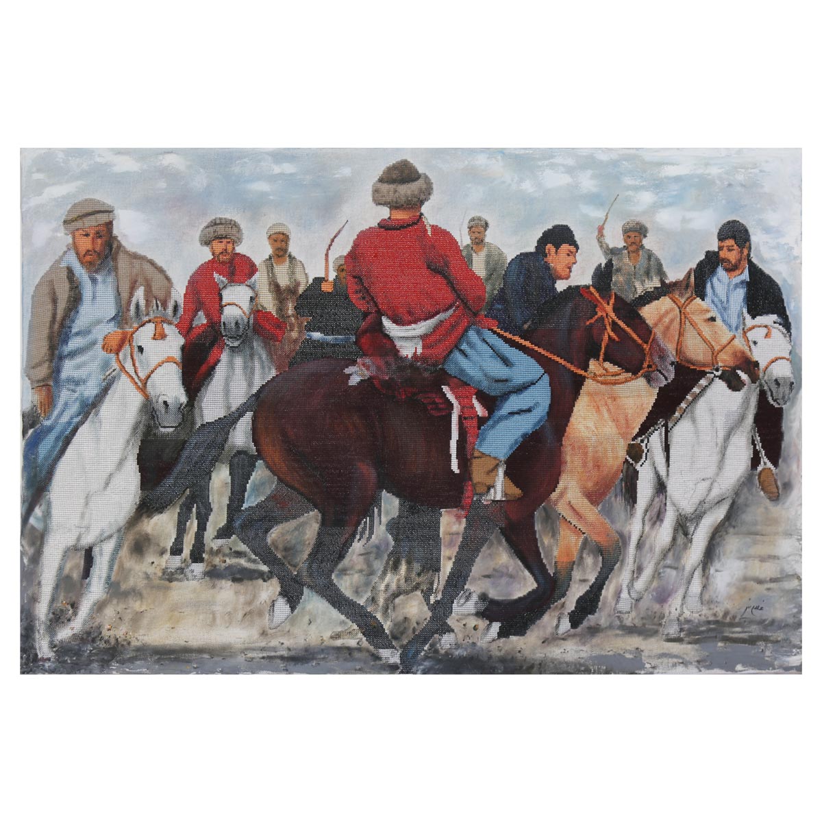 Buzkshi Artwork| Afghan Traditional Sport Art| Best Afghan Artwork