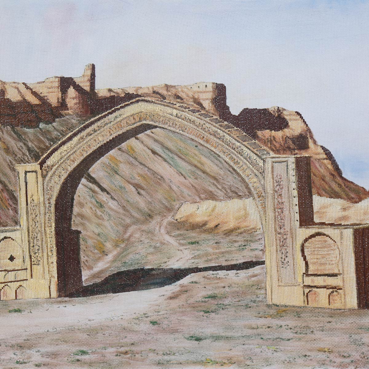 Helmand Historical Door Artwork| Bost Door Painting