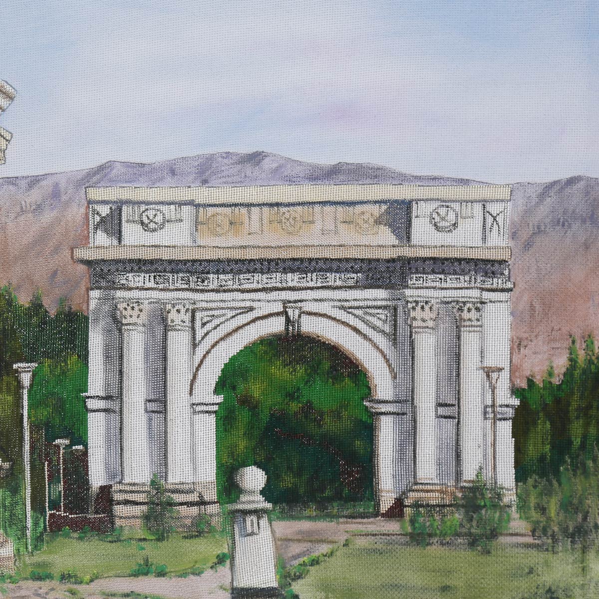 Taq Zafar Burj Artwork| Afghanistan Independence Tower| Paghman Historical Artwork