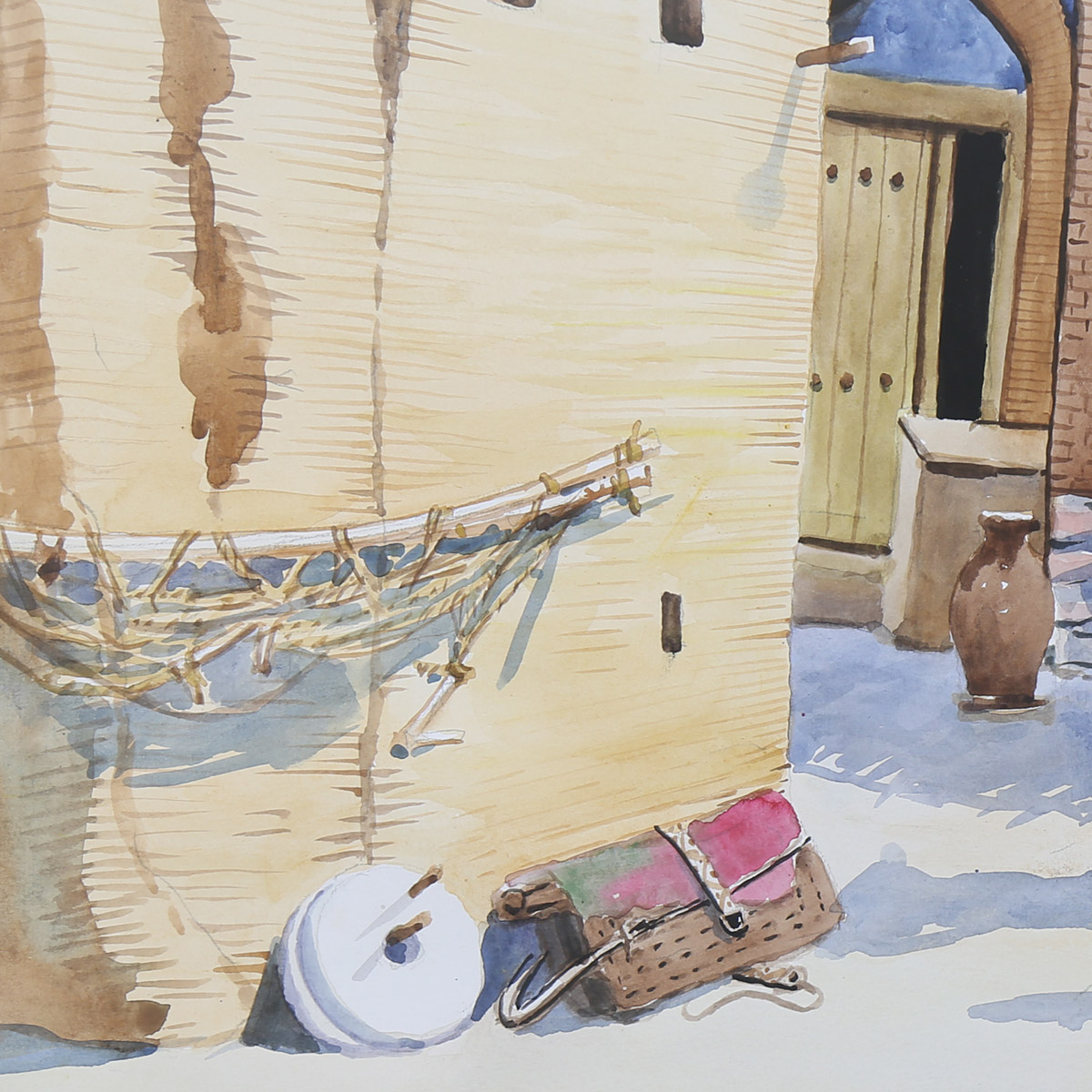 Afghan Village Life Artwork| Best Women Painting| Afghanistan Countryside View Art
