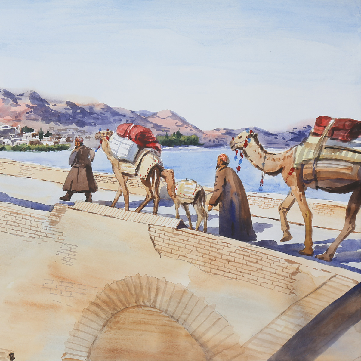 Herat Historical Bridge Artwork| Malan Bridge Artwork| Ancient Herat Painting