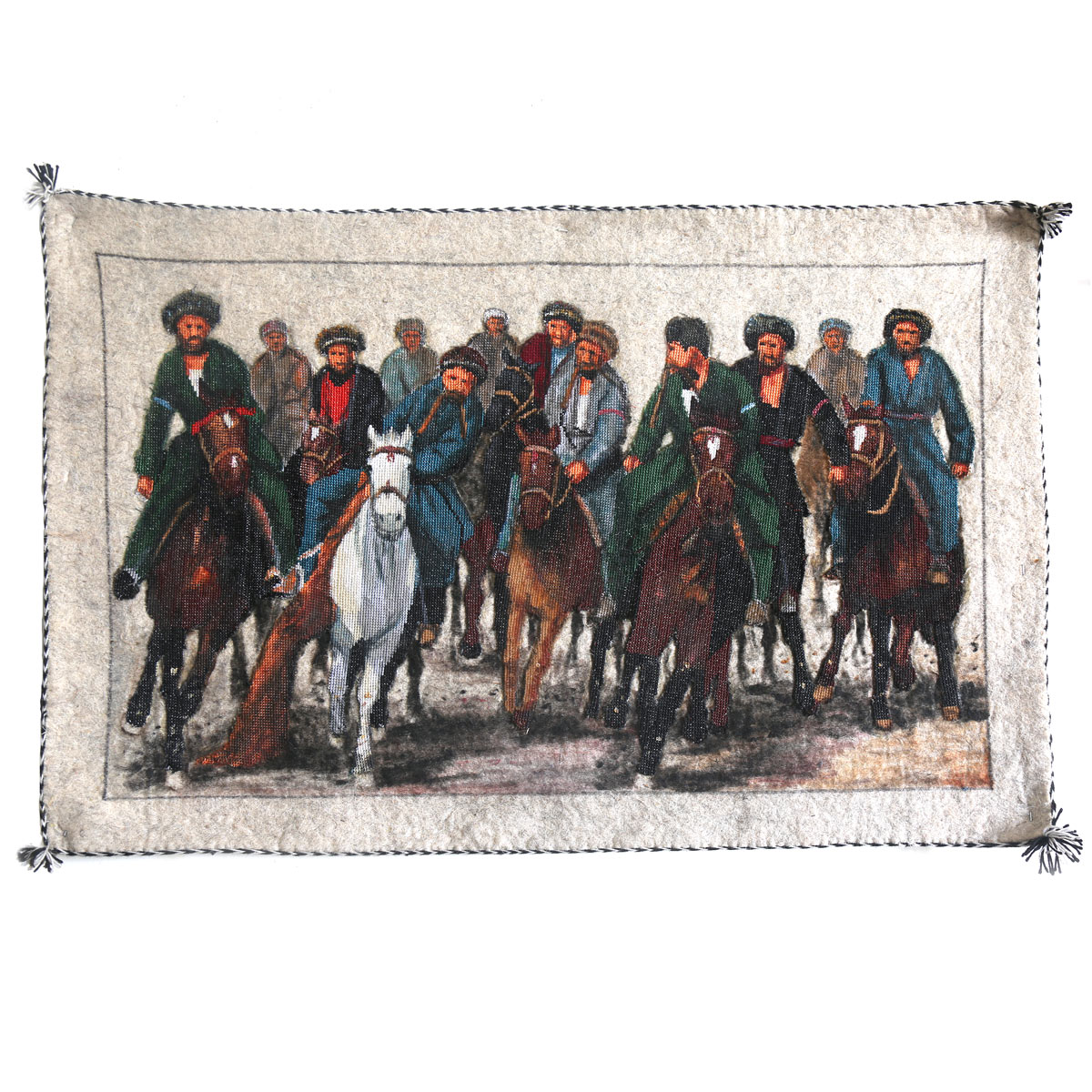 Buzkashi Contest Scene Artwork| Beautiful Afghan Sport Artwork