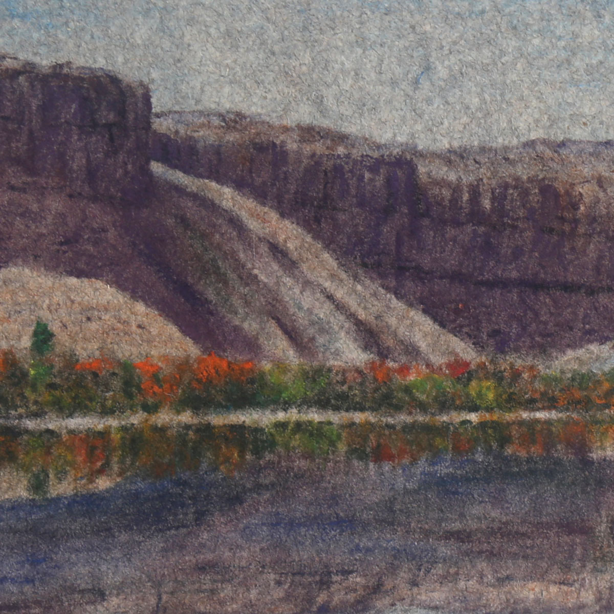 Band Amir Beautiful Artwork on Felt| Bamiyan Water Dam Artwork