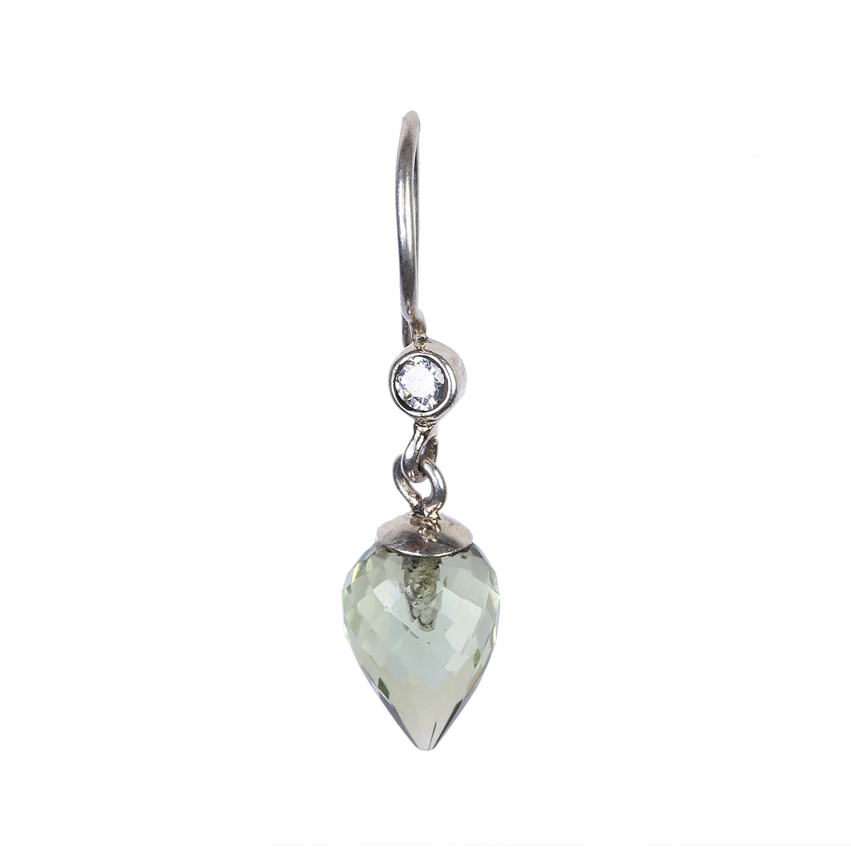 Quartz Dangle Earrings | Pear Hook Earrings