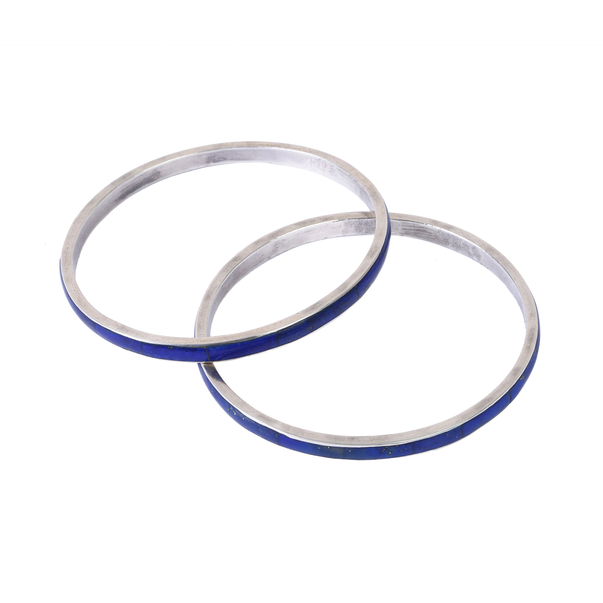 Silver Bracelet Bangle Lapis Lazuli Zargarzada