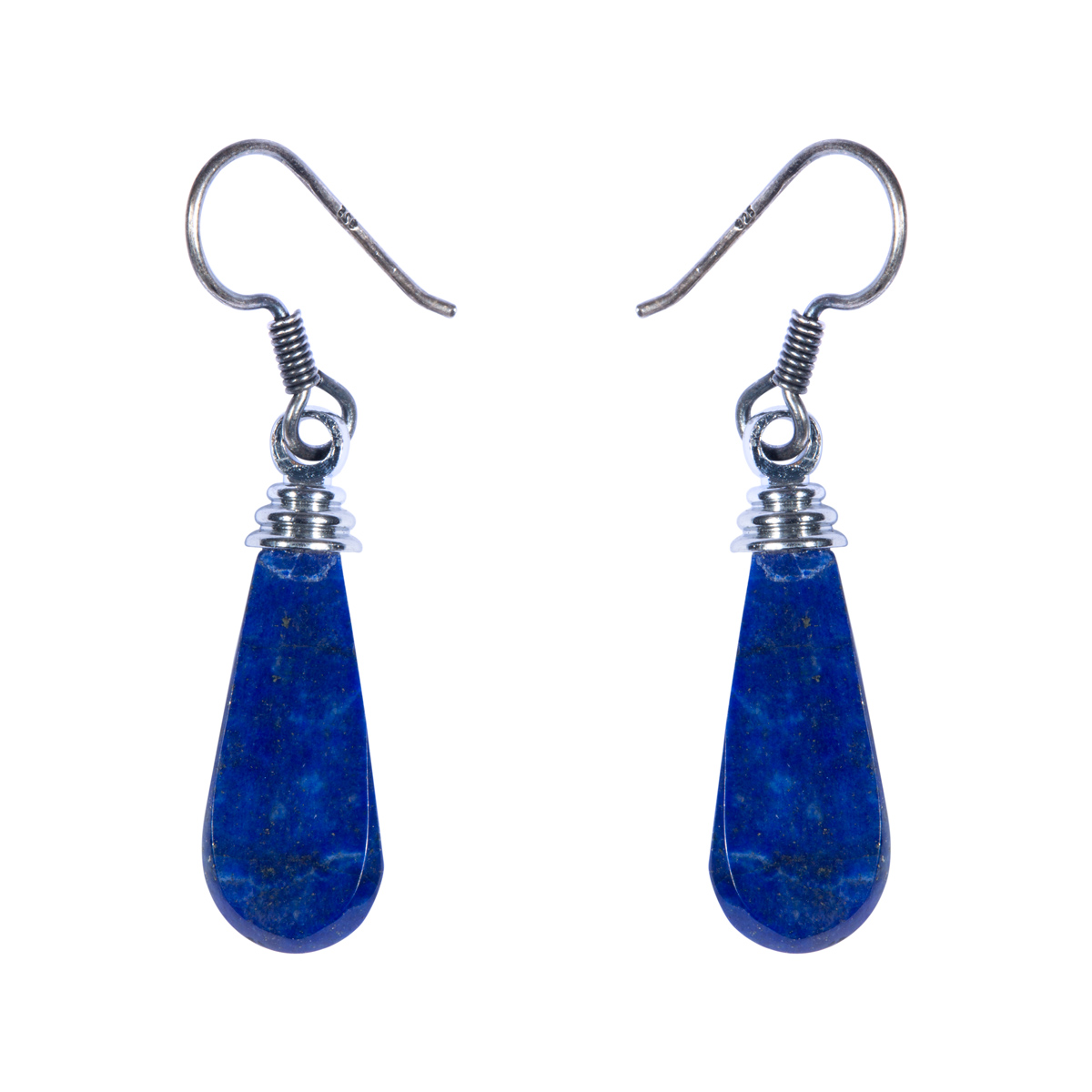 Lapis Lazuli Jewelry Set | Teardrop Earrings with Choker Necklace