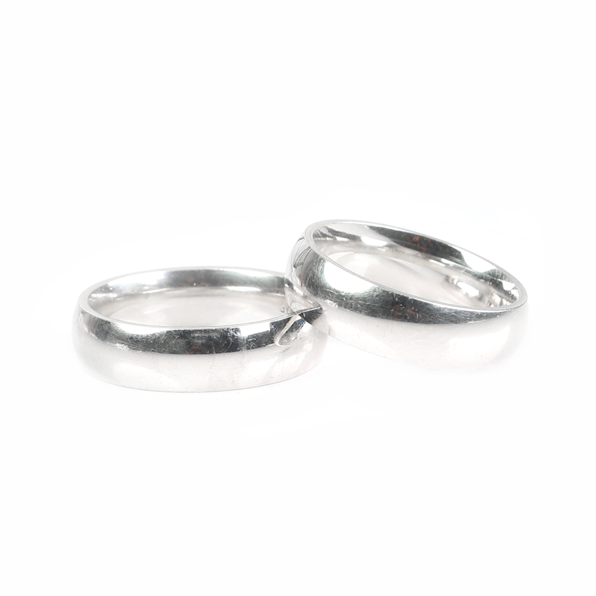Silver Couple Engagement Rings | Classic Engagement Rings