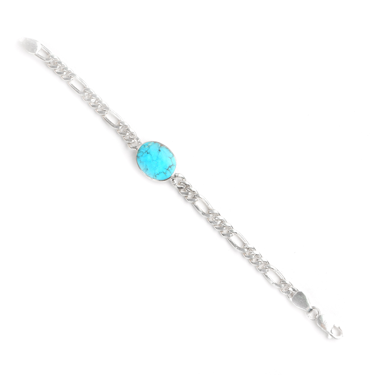 Turquoise Stone Bracelet Men, handmade bracelet