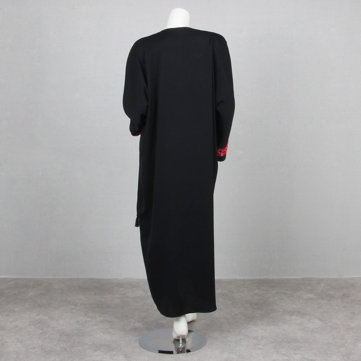 Black Mirror Kochi Embroidered Chapan | Traditional Afghan Long Overcoat 