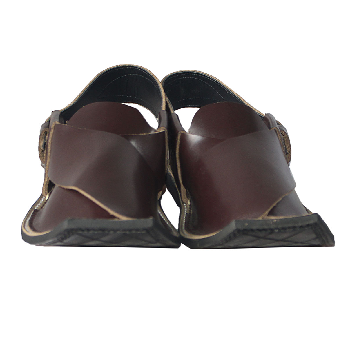 Chocolate Brown Charsadwal Shoe | Kunar Traditional Chappal