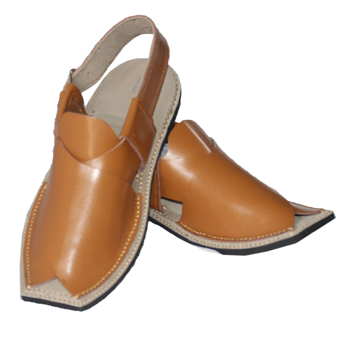 Brown Charsadwal Shoes | Kunar Handmade Traditional Chappal