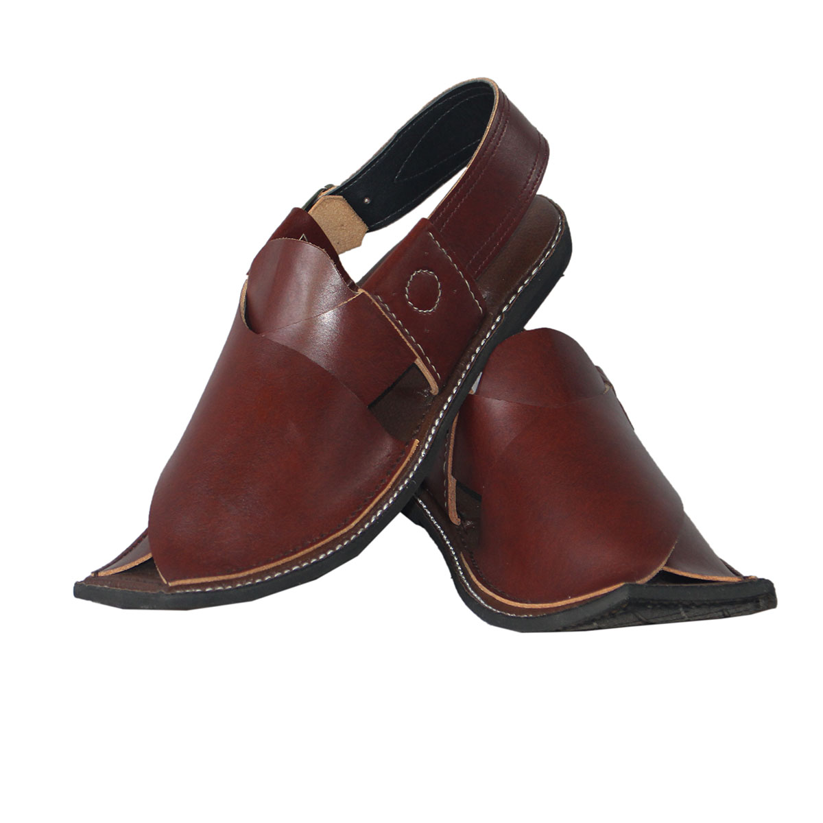Red Charsadwal Shoes | Kunar Handmade Traditional Chappal