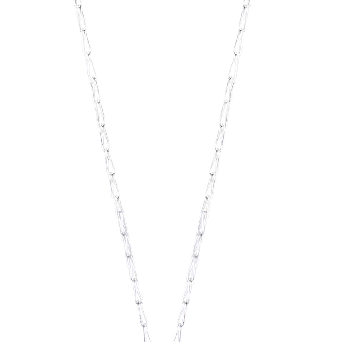 Black Tourmaline Necklace | Silver Triangle Locket