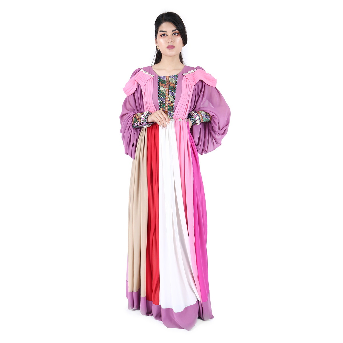 Party Colorful Handmade Long Dress