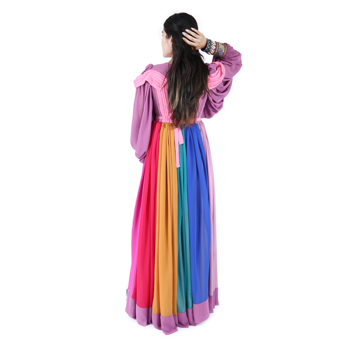 Party Colorful Handmade Long Dress
