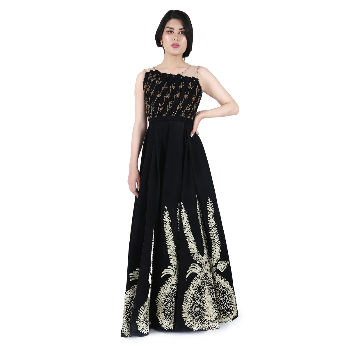 Party Long Velvet Dress