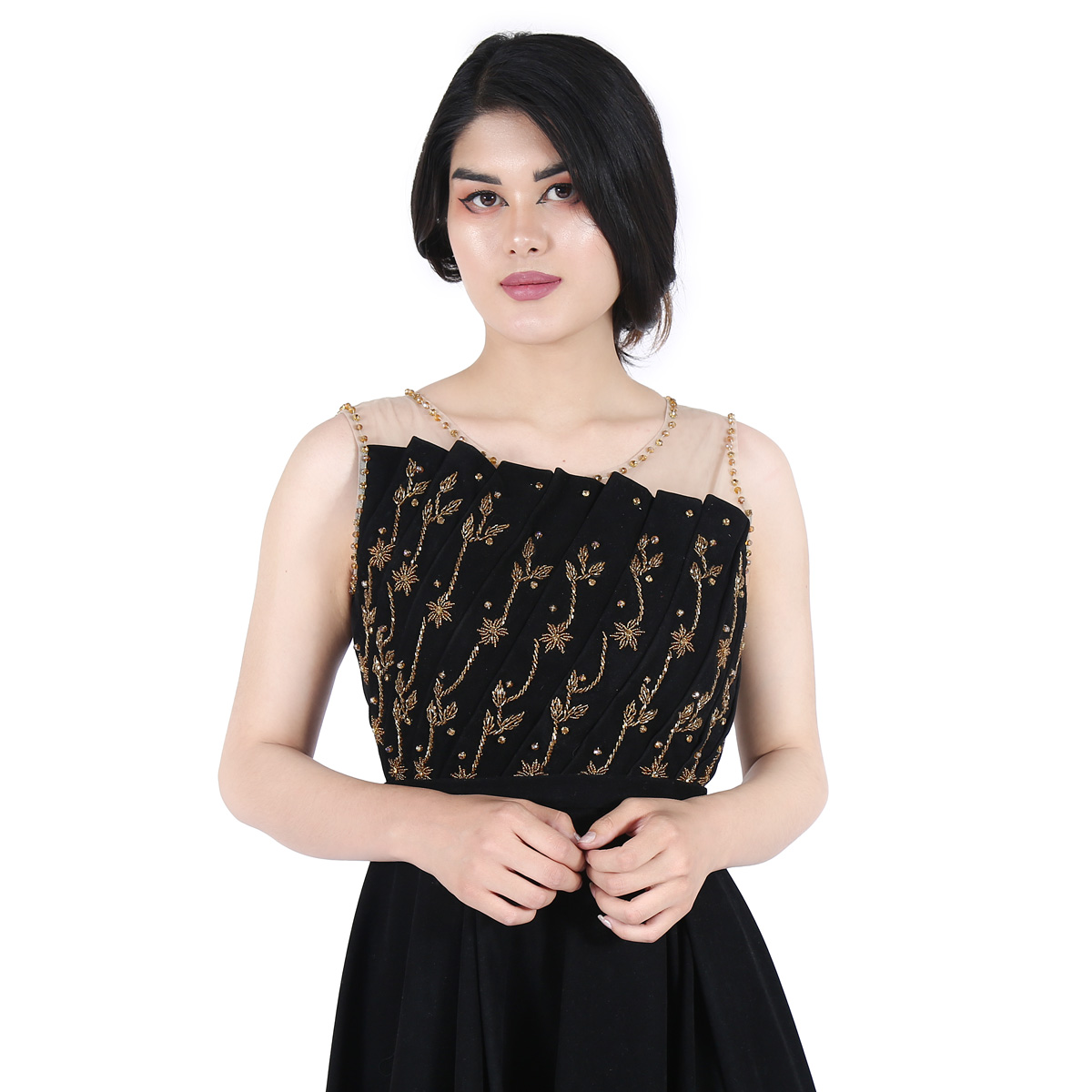 Party Long Velvet Dress