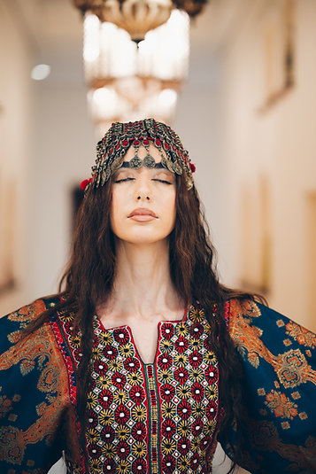 Balouch Hand Embroidered Floral dress