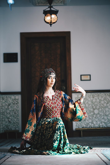 Balouch Hand Embroidered Floral dress
