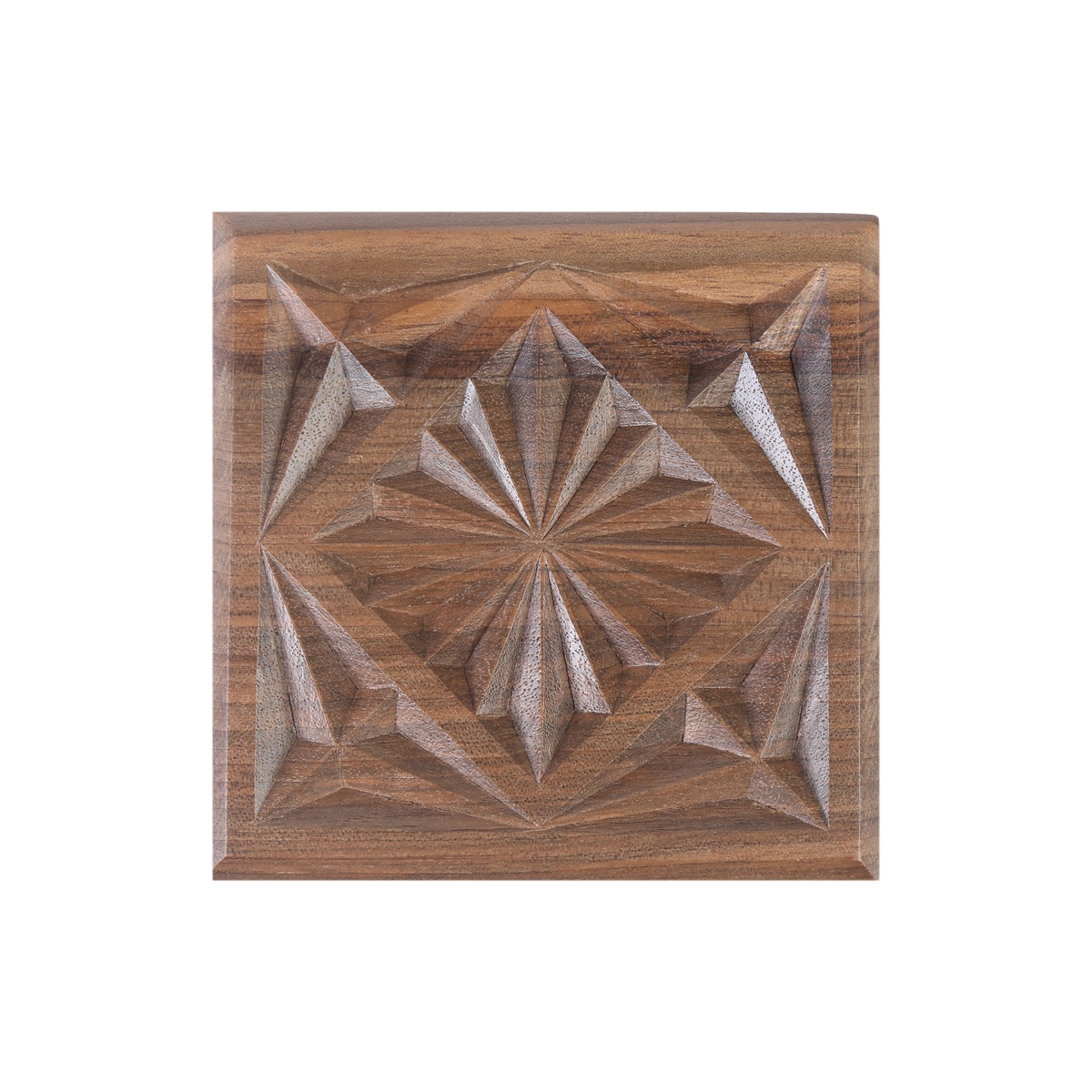 Nusristani Wooden Gift Box | Square Engraved Gift Box