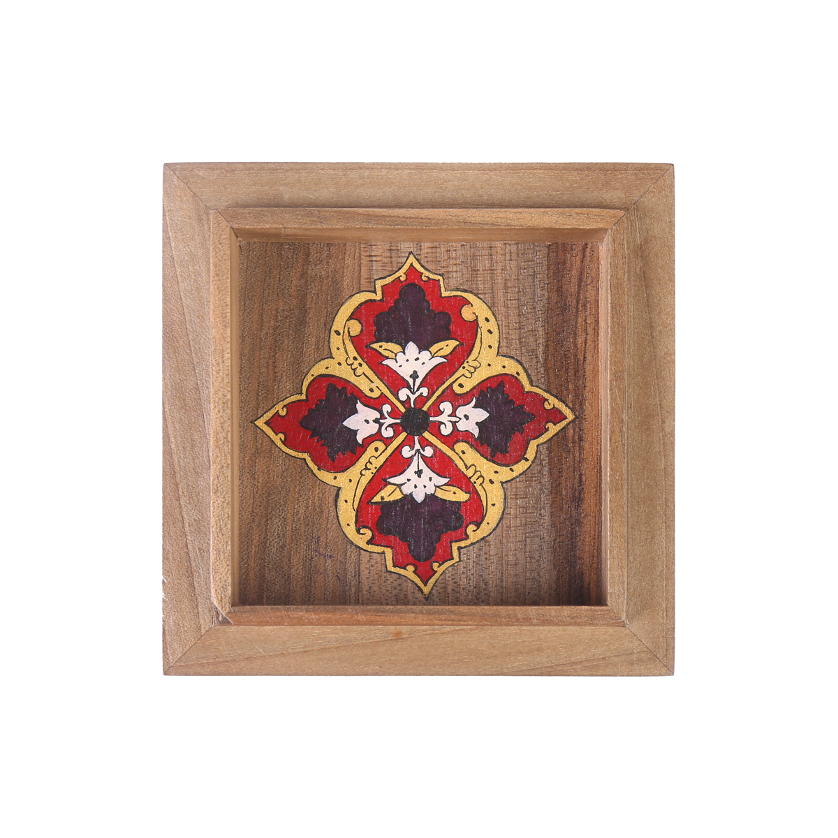 Nusristani Wooden Gift Box | Square Engraved Gift Box