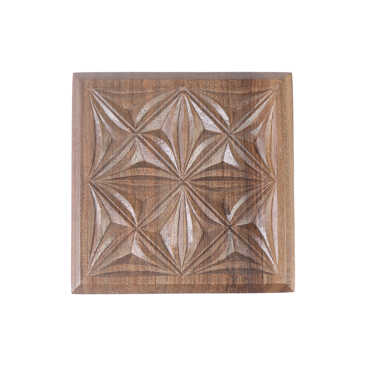 Nuristani Wooden Gift Box | Square Jewel Box
