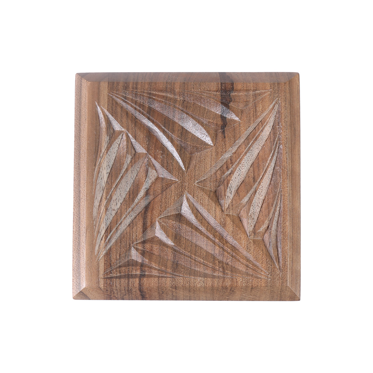 Nusristani Wooden Gift Box | Square Jewel Box