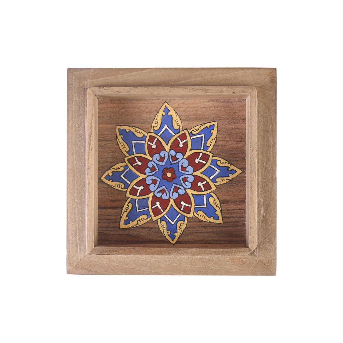 Nusristani Wooden Gift Box | Square Jewel Box