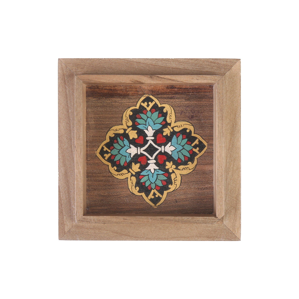 Nusristani Wooden Gift Box | Square Jewelry Box