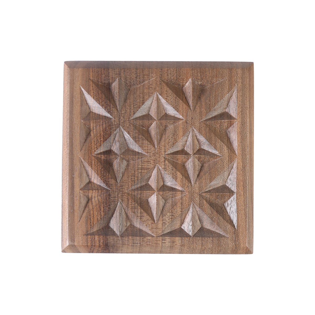 Nusristani Wooden Gift Box | Square Jewel Box