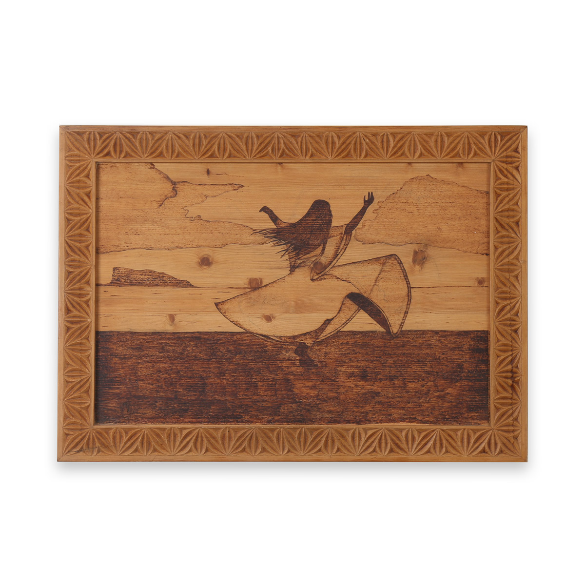 Dancing Girl Artwork on Archa Wood | Wall Artwork