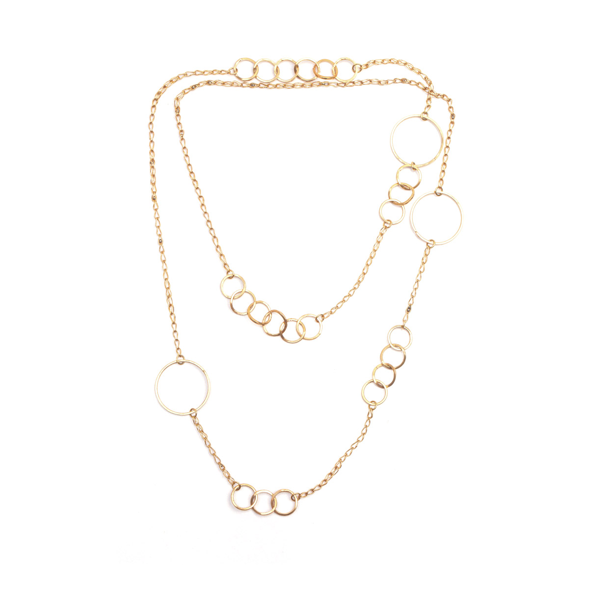 Bronze Double-Stranded Necklace | Chain Necklace 
