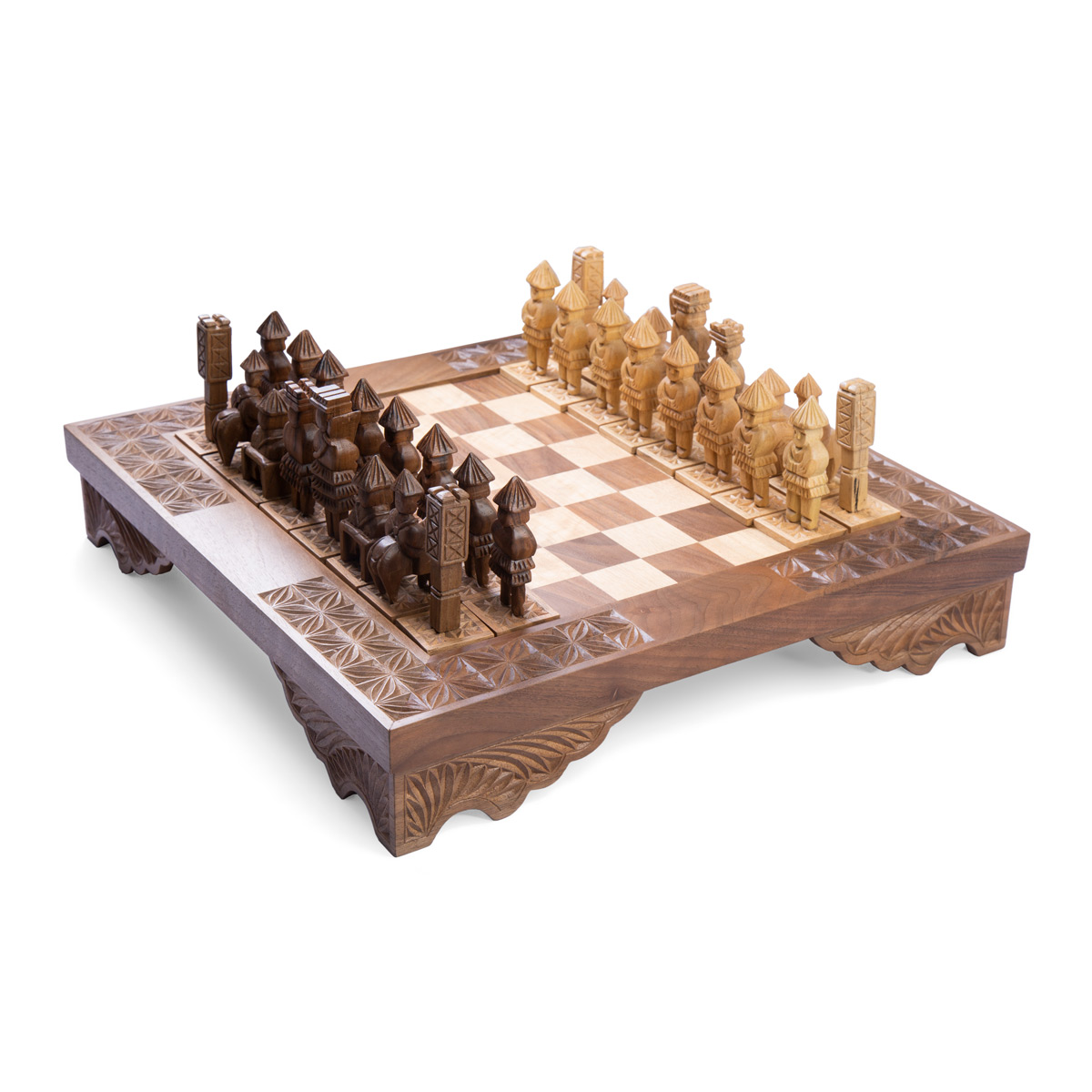Handmade Chess Set | Wooden Chess Board