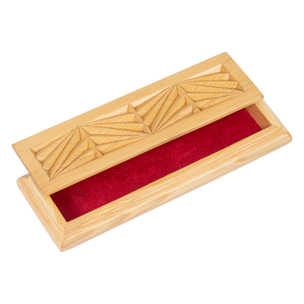 Engraved Archa Wood Pen Box | Wooden Pen Box
