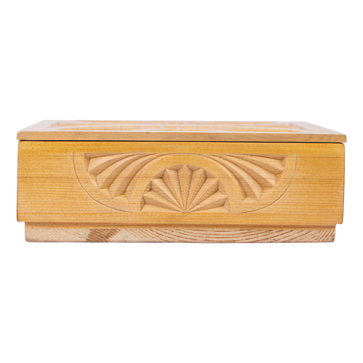 Archa Wood Jewelry Box | Nuristani Carved Watch Box